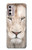 W2399 White Lion Face Hard Case and Leather Flip Case For Motorola Moto G Stylus 4G (2022)