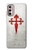 W3200 Order of Santiago Cross of Saint James Hard Case and Leather Flip Case For Motorola Moto G Stylus 4G (2022)