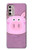 W3269 Pig Cartoon Hard Case and Leather Flip Case For Motorola Moto G Stylus 4G (2022)