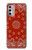 W3355 Bandana Red Pattern Hard Case and Leather Flip Case For Motorola Moto G Stylus 4G (2022)