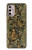 W3661 William Morris Forest Velvet Hard Case and Leather Flip Case For Motorola Moto G Stylus 4G (2022)