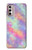 W3706 Pastel Rainbow Galaxy Pink Sky Hard Case and Leather Flip Case For Motorola Moto G Stylus 4G (2022)