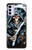 W0295 Grim Reaper Hard Case and Leather Flip Case For Motorola Moto G42