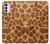 W0422 Giraffe Skin Hard Case and Leather Flip Case For Motorola Moto G42