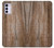 W0599 Wood Graphic Printed Hard Case and Leather Flip Case For Motorola Moto G42