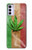 W2109 Smoke Reggae Rasta Flag Hard Case and Leather Flip Case For Motorola Moto G42