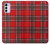 W2374 Tartan Red Pattern Hard Case and Leather Flip Case For Motorola Moto G42