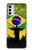 W2981 Brazil Football Soccer Hard Case and Leather Flip Case For Motorola Moto G42