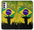 W2981 Brazil Football Soccer Hard Case and Leather Flip Case For Motorola Moto G42