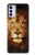 W3182 Lion Hard Case and Leather Flip Case For Motorola Moto G42