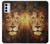 W3182 Lion Hard Case and Leather Flip Case For Motorola Moto G42