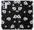 W3261 Smile Skull Halloween Pattern Hard Case and Leather Flip Case For Motorola Moto G42