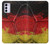 W3303 Germany Flag Vintage Football Graphic Hard Case and Leather Flip Case For Motorola Moto G42