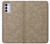 W3466 Gold Rose Pattern Hard Case and Leather Flip Case For Motorola Moto G42