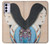 W3483 Japan Beauty Kimono Hard Case and Leather Flip Case For Motorola Moto G42
