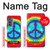 W1870 Tie Dye Peace Hard Case and Leather Flip Case For Motorola Edge (2022)