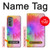 W2488 Tie Dye Color Hard Case and Leather Flip Case For Motorola Edge (2022)