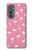 W2858 Pink Flamingo Pattern Hard Case and Leather Flip Case For Motorola Edge (2022)