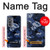 W2959 Navy Blue Camo Camouflage Hard Case and Leather Flip Case For Motorola Edge (2022)