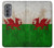 W2976 Wales Football Soccer Flag Hard Case and Leather Flip Case For Motorola Edge (2022)