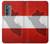 W3018 Peru Flag Hard Case and Leather Flip Case For Motorola Edge (2022)