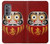 W3023 Japan Good Luck Daruma Doll Hard Case and Leather Flip Case For Motorola Edge (2022)