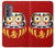 W3045 Japan Good Luck Daruma Doll Hard Case and Leather Flip Case For Motorola Edge (2022)