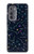 W3220 Star Map Zodiac Constellations Hard Case and Leather Flip Case For Motorola Edge (2022)