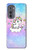 W3256 Cute Unicorn Cartoon Hard Case and Leather Flip Case For Motorola Edge (2022)