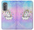 W3256 Cute Unicorn Cartoon Hard Case and Leather Flip Case For Motorola Edge (2022)