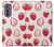 W3481 Strawberry Hard Case and Leather Flip Case For Motorola Edge (2022)