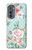 W3494 Vintage Rose Polka Dot Hard Case and Leather Flip Case For Motorola Edge (2022)