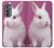 W3870 Cute Baby Bunny Hard Case and Leather Flip Case For Motorola Edge (2022)