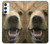 W0840 Grizzly Bear Face Hard Case and Leather Flip Case For Samsung Galaxy A34 5G