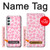 W2213 Pink Leopard Pattern Hard Case and Leather Flip Case For Samsung Galaxy A34 5G