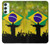 W2981 Brazil Football Soccer Hard Case and Leather Flip Case For Samsung Galaxy A34 5G