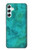 W3147 Aqua Marble Stone Hard Case and Leather Flip Case For Samsung Galaxy A34 5G