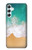 W3150 Sea Beach Hard Case and Leather Flip Case For Samsung Galaxy A34 5G