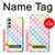 W3499 Colorful Heart Pattern Hard Case and Leather Flip Case For Samsung Galaxy A34 5G