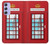 W2059 England British Telephone Box Minimalist Hard Case and Leather Flip Case For Samsung Galaxy A54 5G