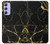 W2896 Gold Marble Graphic Printed Hard Case and Leather Flip Case For Samsung Galaxy A54 5G