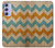 W3033 Vintage Wood Chevron Graphic Printed Hard Case and Leather Flip Case For Samsung Galaxy A54 5G