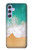 W3150 Sea Beach Hard Case and Leather Flip Case For Samsung Galaxy A54 5G