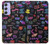 W3433 Vintage Neon Graphic Hard Case and Leather Flip Case For Samsung Galaxy A54 5G