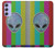 W3437 Alien No Signal Hard Case and Leather Flip Case For Samsung Galaxy A54 5G