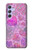 W3710 Pink Love Heart Hard Case and Leather Flip Case For Samsung Galaxy A54 5G