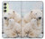 W3373 Polar Bear Hug Family Hard Case and Leather Flip Case For Samsung Galaxy A24 4G