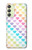 W3499 Colorful Heart Pattern Hard Case and Leather Flip Case For Samsung Galaxy A24 4G