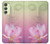 W3511 Lotus flower Buddhism Hard Case and Leather Flip Case For Samsung Galaxy A24 4G