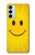 W1146 Yellow Sun Smile Hard Case and Leather Flip Case For Samsung Galaxy M14